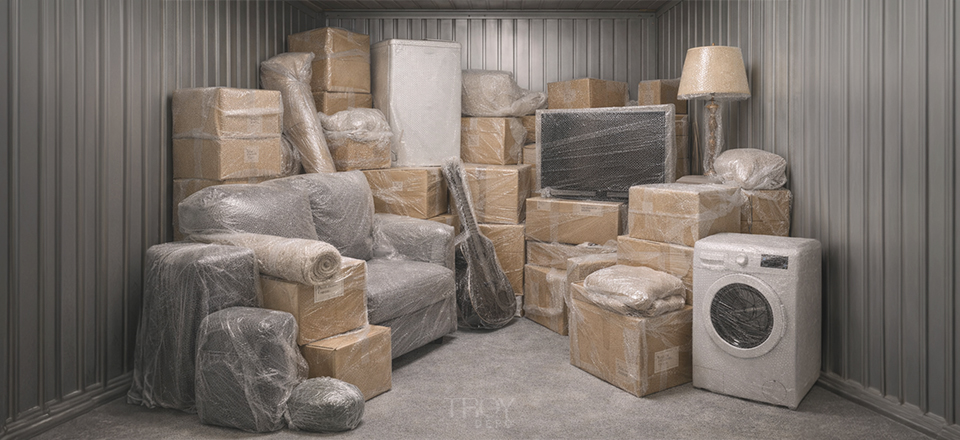 Çubuklu Eşya Depolama Depo Görseli