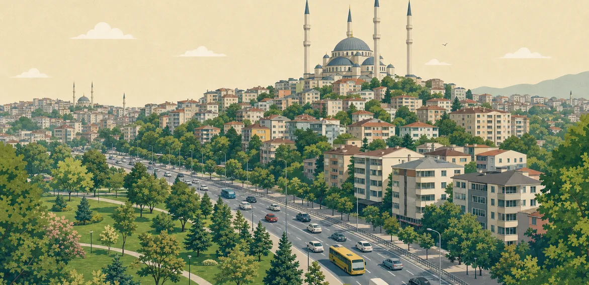 Esenler eşya depolama – Esenler'in tepelere yayılan konut mahalleleri