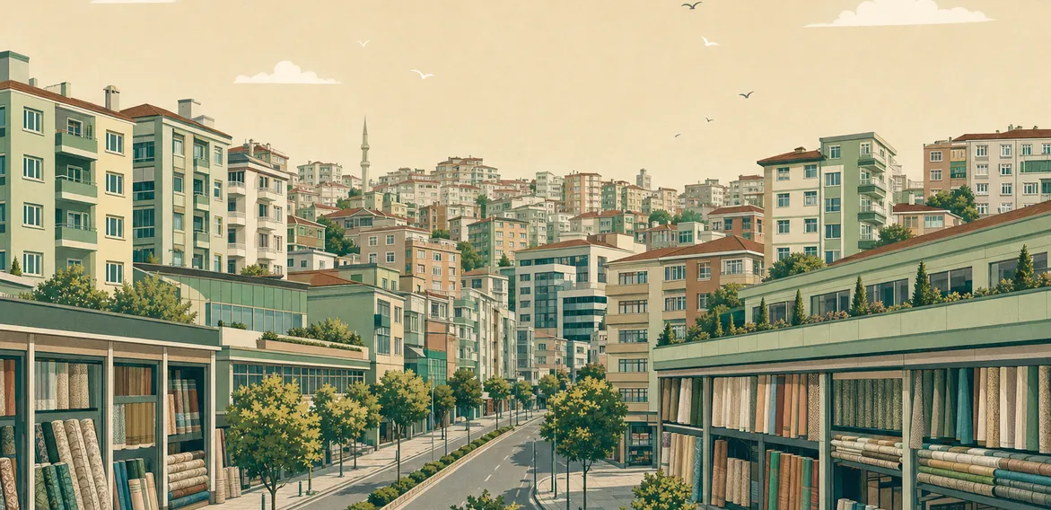 Güngören eşya depolama – Merter'in tekstil caddeleri ve Güngören'in yoğun konut dokusu