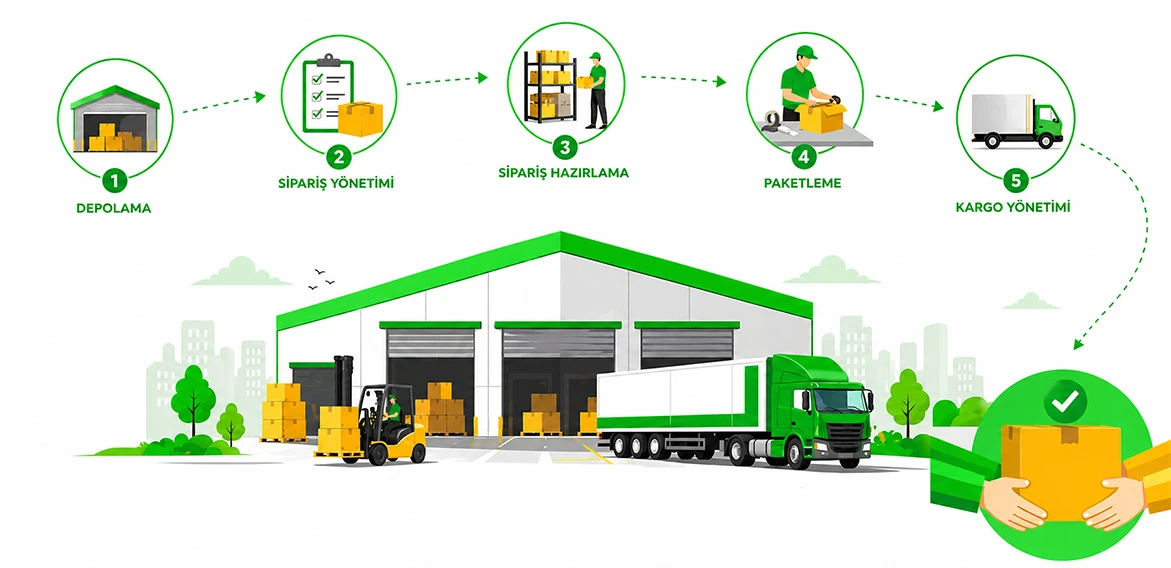 Profesyonel Fulfillment Hizmeti ile Yükünüz Hafiflesin!